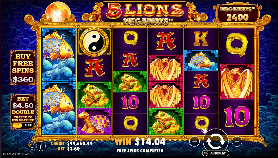 5-lions-megaways-demo